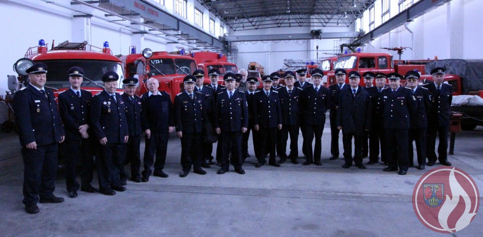 Gruppenbild Ausflug der Ehrenabteilung KFV LDS - Feuerwehrmuseum Welzow