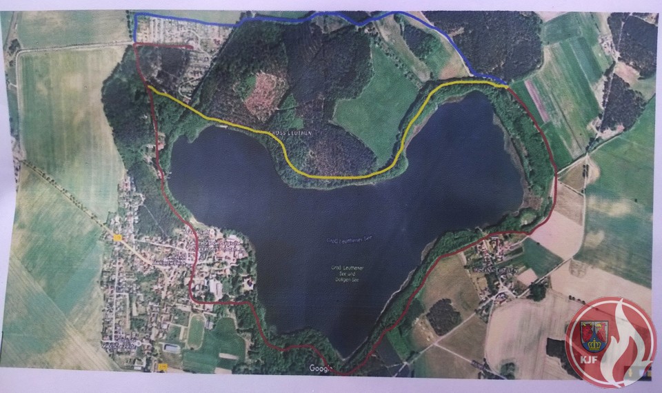 Blick auf die Karte - Rund um den Groß Leuthener See