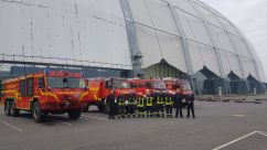 Gruppenfoto zum 14. Fahrertraining mit den Feuerwehren der Gemeinde Märkische Heide
