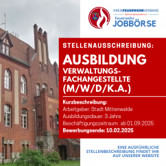 Ausbildung Verwaltungsfachangestellten (m/w/d/K.A.)