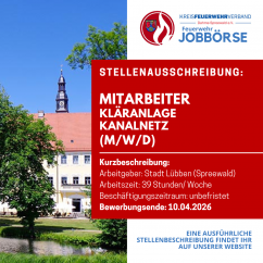 MITARBEITER KLÄRANLAGE/KANALNETZ (M/W/D)