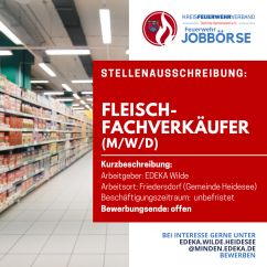 FLEISCHFACHVERKÄUFER (M/W/D) 