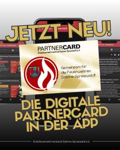 Digitale PartnerCARD des Kreisfeuerwehrverbandes LDS