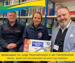 Neues Medienpaket in der Fahrbibliothek der Kreisjugendfeuerwehr LDS