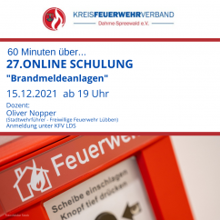 2. Online Schulung Brandmeldeanlagen 
