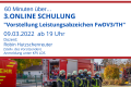 1. Online Schulung Vorstellung Leistungsabzeichen FwDV3/TH