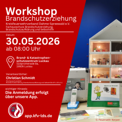 Workshop Brandschutzerziehung 2026