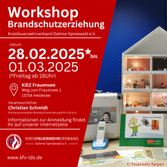 Workshop Wochenende Brandschutzerziehung 2025 